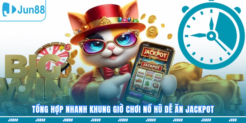 Tổng hợp nhanh khung giờ chơi nổ hũ dễ ăn jackpot